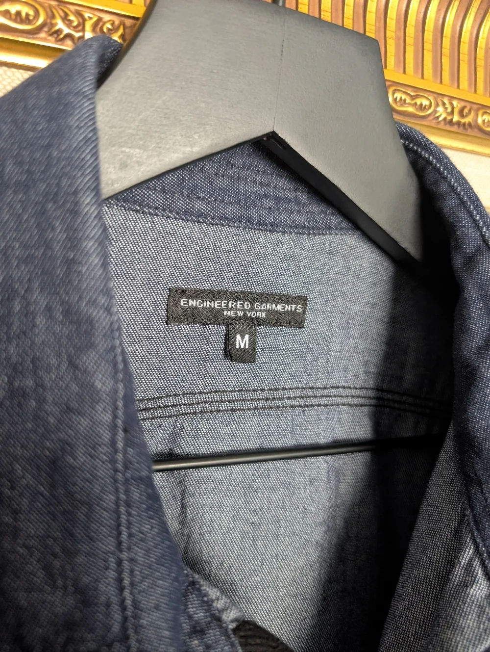 Engineered Garments Dark Denim Work Shirt - Medium - Picture 4 of 9